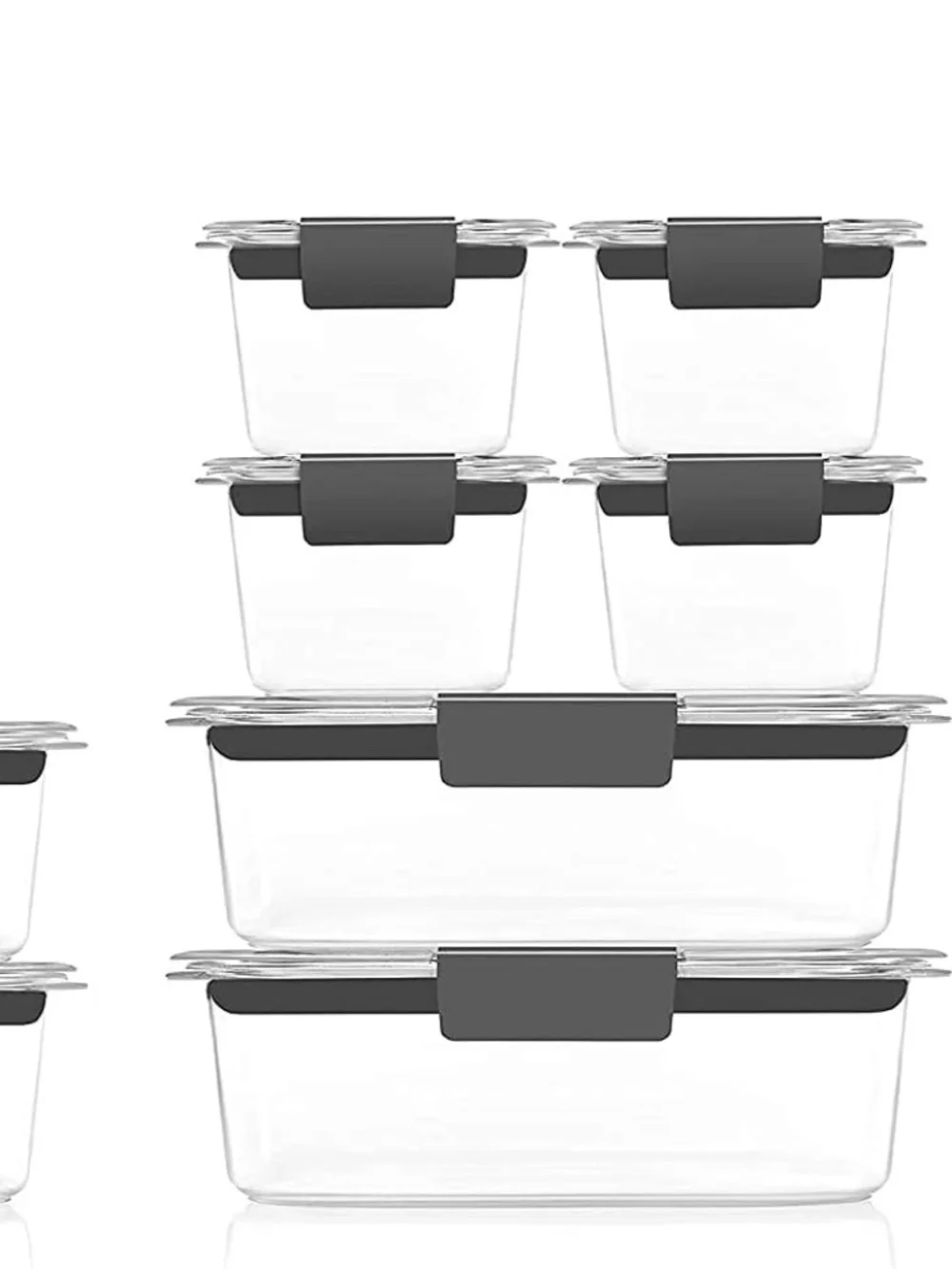 NEW Rubbermaid Brilliance BPA-Free Food Storage Containers, 24-Piece Set